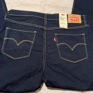 Levis high rise super skinny